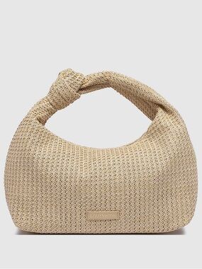 LOUENHIDE Bahama Shoulder Bag in Natural Color Minimalist Chic  Coastal Vibe
